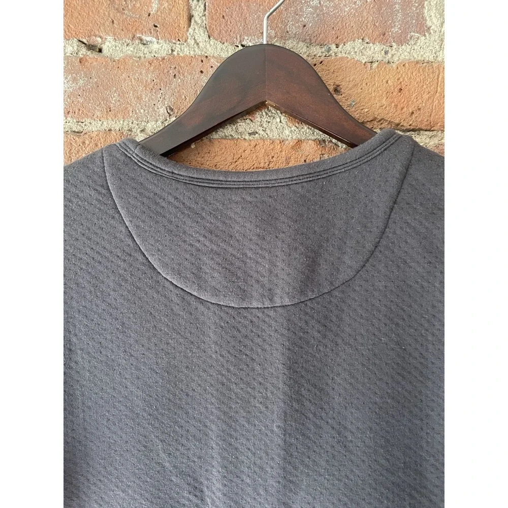 Max 'n Chester Men's Waffle Short Sleeve NWT‎ Grey Pullover Sweatshirt Sz M